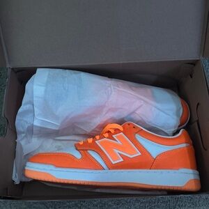 New Balance Mens' Orange Sneakers